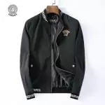 blousons veste versace collection medusa header zipper casual